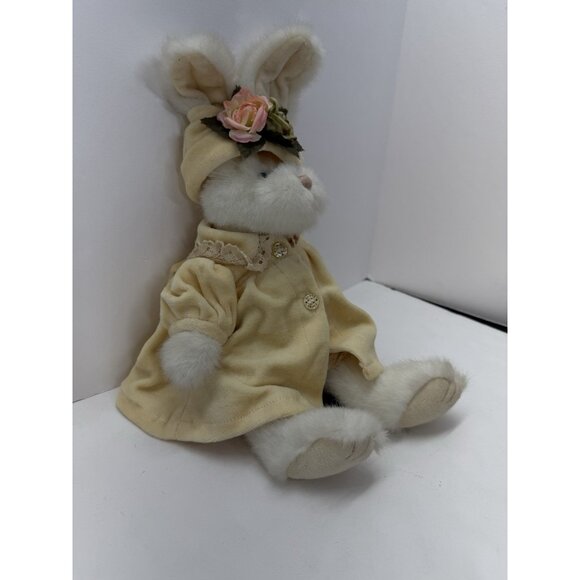 Vintage Boyds Bears Savannah Buttercup Floppy Ear Bunny Rabbit Plush Coat Hat - Picture 5 of 8